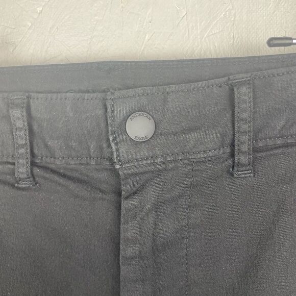 American Eagle Men's Tech Twill Black Chino Shorts Size 29 7.5" Inseam 2021 - Picture 7 of 9
